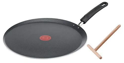 Tefal Easy Cook and Clean B5549712 Crêpe-Pfanne 34 cm + Verteiler, antihaftbeschichtet, für alle Herdarten außer Induktion geeignet
