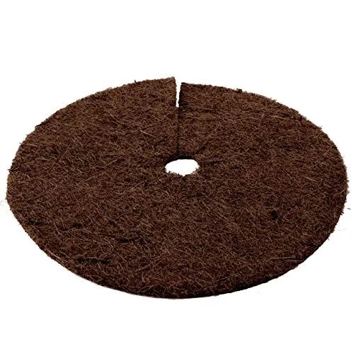 Videx-Winterschutz-Disc, Kokosscheibe mit Loch, dunkelbraun, Ø 45cm