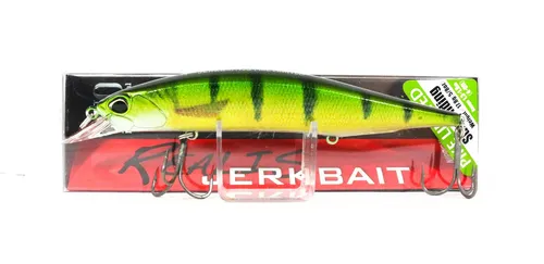 Duo Realis Jerkbait 120SP Pike Kunstköder CCC3864 - Der Duo Realis Jerkbait 120SP Pike ist ein hochwertiger Kunstköder mit neutralem Auftrieb, ideal für das Angeln auf Barsch. Mit seiner Rassel erzeugt er verführerische Geräusche und zieht die Fische an.
