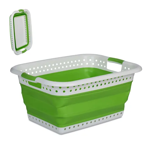 Wäschekorb Wäschewanne Kunststoffwanne Klappwäschekorb Faltwäschekorb 36 Liter