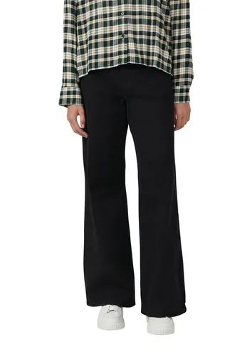 Weite Jeans S.OLIVER für Damen, Gr. 38, anthrazit - Stylische weite Damen-Jeans von s.Oliver im Five-Pocket Style. Hohe Leibhöhe und pflegeleichtes Material für lässige Outfits.
