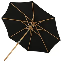 Cerox Sonnenschirm mit Kippfunktion schwarz von Gardenson