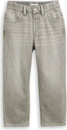 TOM TAILOR Jungen Loose Fit Jeans 1047511 - Jungen-Jeanshose im Loose Fit, elastischer Hosenbund für individuelle Weitenanpassung und bequemes Tragen. Ideal für Freizeit und Spielplatz.