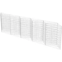vidaXL Gabionenkorb 300x30x100cm - Robuster Pflanzkasten für Garten und Landschaftsgestaltung - Blumenkästen aus verzinktem Stahl, ideal für Stützmauern und stilvolle Pflanzenbeete, robust und langlebig.