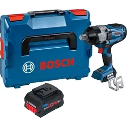 Bosch GDS 18V-1600 HC Professional Schlagschrauber - Schlagschrauber mit 1600 Nm Drehmoment, ideal für schwere Anwendungen. Inklusive 8,0 Ah Akku für lange Betriebszeiten und bürstenlosem Motor für hohe Effizienz.