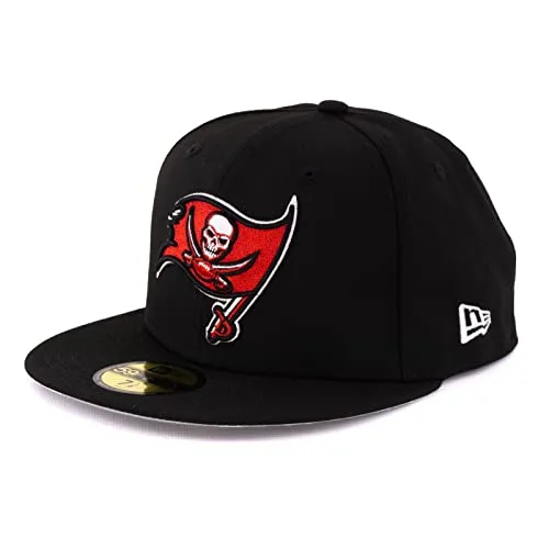 New Era Cap 59FIFTY Herren Basecap NFL NBA MLB Limited Edition (Tampa Bay Buccaneers Black, 7 1/4)