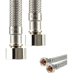 Tecuro - Sanitär Verbindungsschlauch 3/8 Üwm X 3/8 Üwm X 500 Mm - Ktw-a- Dvgw