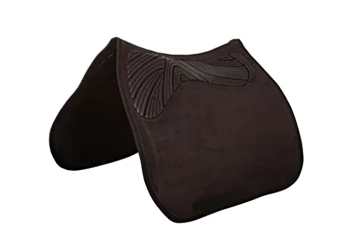 Acavallo Twin Sided Gel Pad Dressage, Brown - Reiten: Komfortable Schabracke mit doppelseitigem Gelpad für optimale Druckentlastung, Stabilität und Hautfreundlichkeit - ideal für Dressurpferde.