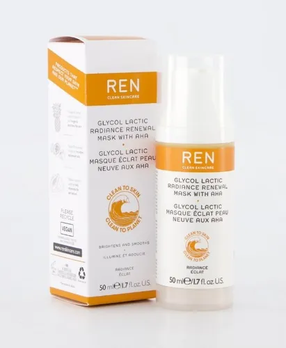 REN GlycoL Lactic Radiance Renewal Mask 50 ml - Sonstige Gesichtspflegeartikel mit aufhellender Wirkung, die für einen strahlenden Teint sorgt und die Hautstruktur verbessert.