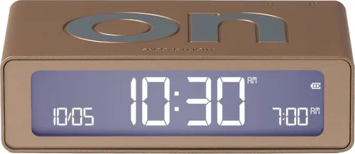 Lexon LR158D1 Digitalwecker Flip Mini Goldfarben in grau von Lexon