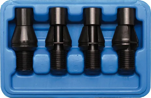 BGS Fixierbolzen-Satz | 4-tlg. für VAG Hilfsrahmen M14 x 1,5 - KFZ-Werkzeuge für präzise Fixierung, ideal für Volkswagen Reparaturen, ersetzt OEM T10227 und sorgt für zuverlässige Stabilität.