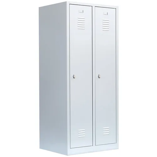 Produktbild Spind Garderobenschrank Kleiderspind 180 x 80 x 50cm Lichtgrau 515120