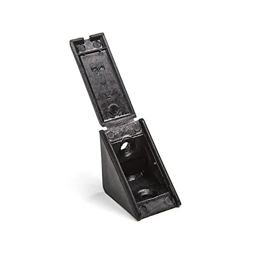 Stück Korpusverbinder Eckverbinder Schrankverbinder Möbelverbinder Winkel für Möbel 27 x 27 x 20 mm Farbe: Schwarz 100