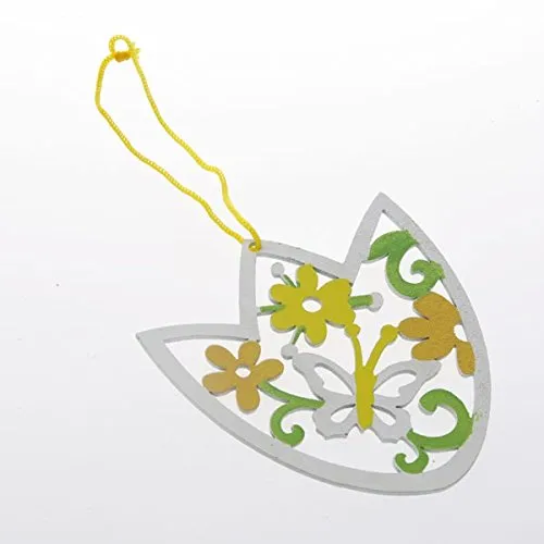 Holzanhänger Frühlingsblumen - 2 x 12 Stück - ca. 6,5 cm - 91053-2