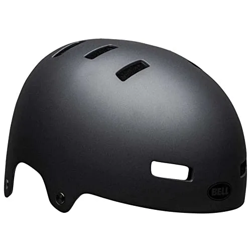 Bell Local Matte Gray L Fahrradhelm - Fahrradhelm mit ABS-Hartschale und 10 Belüftungsöffnungen, ideal für Dirt Jump, BMX und Urban. Leicht und sicher mit einem Gewicht von nur 437 g (Größe M).