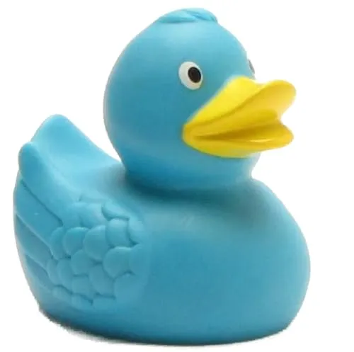 Badeente Emily hellblau von Duckshop