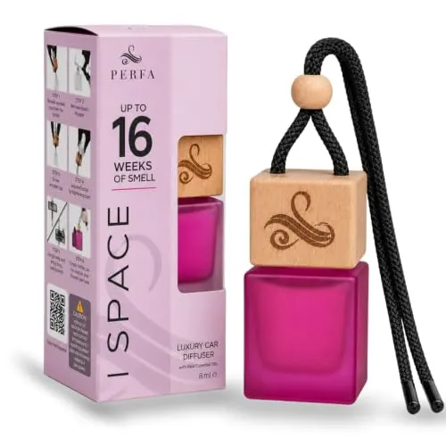 Auto-Lufterfrischer für Frauen – Space Parfüm-Diffusor, Damenduft Geschenkset von Perfa (8ml (1er pack))