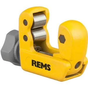 Rems Rohrabschneider RAS Cu-INOX 3-28 S Mini - Rohrschneider für Kupfer, Stahl, Alu, Messing, Ø3-28mm, ergonomischer Drehgriff für müheloses Schneiden, Made in Germany, ideal für präzise und saubere Schnitte.