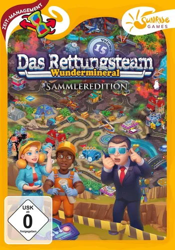 Das Rettungsteam 15 - Wundermineral Sunrise Games PC Spiel Zeitmanagement NEU