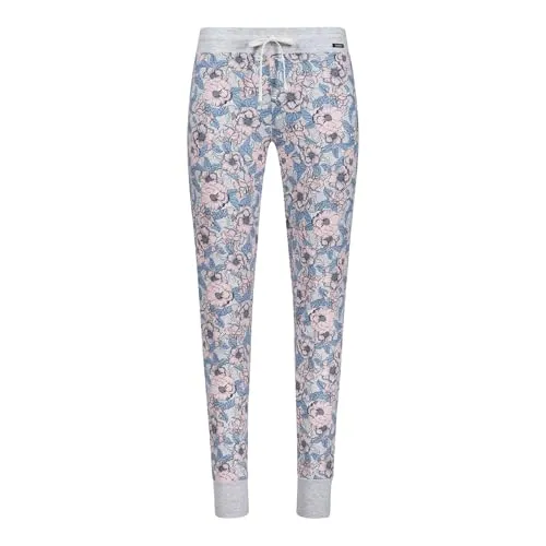 Skiny Damen Night In Mix & Match Pyjamaunterteil, Blickdicht, grau, 42 - Schlafanzughose für Damen, ideal für gemütliche Nächte, aus hochwertiger Baumwolle für höchsten Komfort und ein angenehmes Tragegefühl.