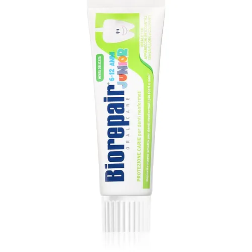 Biorepair Junior 6-12 Years Zahnpasta für Kinder Mint 75 ml in weiß von Biorepair
