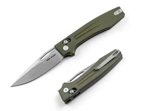 Real Steel Taschenmesser Vena Nitro-V Green G10 - Das Real Steel Vena Nitro-V Green G10 ist ein ultraleichtes EDC Taschenmesser mit robustem G10-Griff und präzisem Crossbar Lock. Ideal für Alltag und Outdoor, vereint es Funktionalität mit modernem Design.