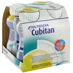 Cubitan Vanillegeschmack Trinkflasche - Nährstoffreiche Trinknahrung zur Unterstützung bei Gewichtsmanagement, ideal für Patienten mit erhöhtem Proteinbedarf.