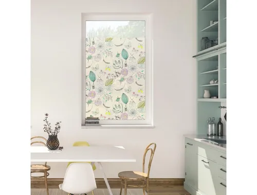 Lichtblick Fensterfolie selbstklebend - My Bohemian Garden, Bunt - Zubehör für Fenster, perfekter Sichtschutz mit einem brillanten Digitaldruckmotiv, selbstklebend und mattiert für glatte Glas- und Spiegelflächen, 100% Made in Germany.