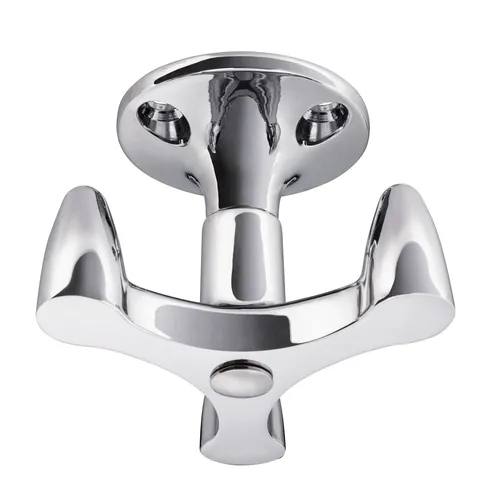 Garderobenhaken Drehhaken Unterbauhaken RENA 3-fach Chrom Kleiderhaken SOTECH