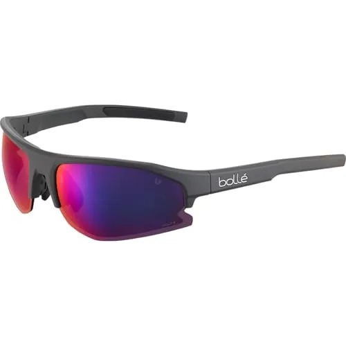 Bollé BOLT 2.0 Titanium Matte - Volt+ Ultraviolet Polarized - Sonnenbrillen - Volt+ Ultraviolet Polarized - Größe L - Unisex - Erwachsene