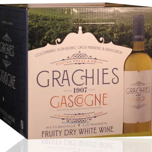 Cotes de Gascogne 5.00 Liter 1L=EUR6.38) Domaine de Grachies BIB(5L