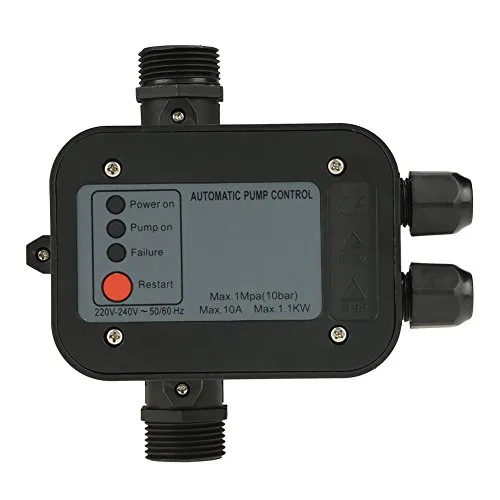 SOULONG Selbstansaugende Wasserpumpe 220 V – Effiziente Gartenpumpe mit Druckschalter