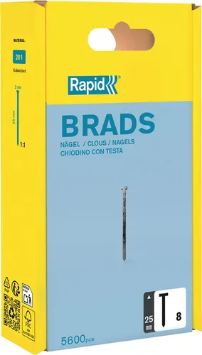 Rapid Nägel Typ 8 30 mm galvanisiert Großpackung in silber von Rapid Tools