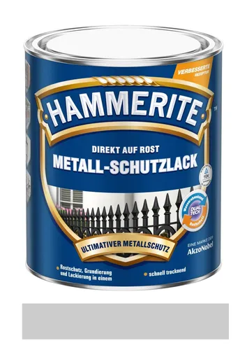 Hammerite Metallschutz-Lack Glänzend 250 ml hellgrau NEUWARE Art. Nr. 5087581