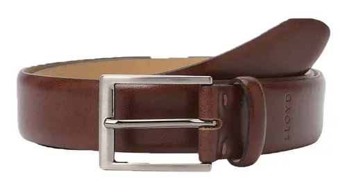 Lloyd Ledergürtel aus echtem Leder - W90, braun - Gürtel aus 100% echtem Leder in Chestnut, ideal für einen lässigen Look mit unifarbenem, genarbtem Design.