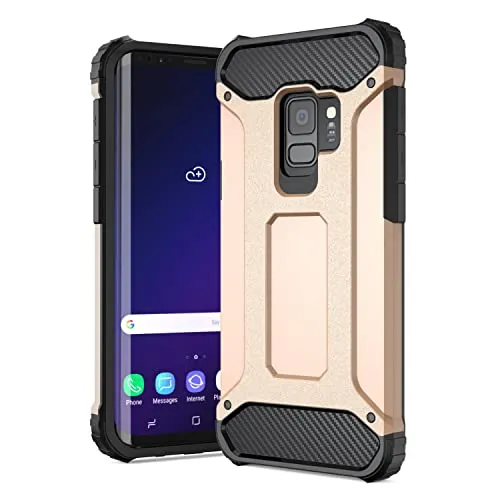 H-basics Handyhülle für Samsung Galaxy S9 - Schutzhülle, Armor Hülle, Outdoor Hülle, Kameraschutz, Stoßfest, Staubschutz
