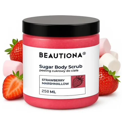 Zuckerpeeling Körperpeeling Strawberry Marshmallow 250ml Beautiona®