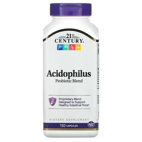 21st Century, Probiotikamischung + Acidophilus, 150 Kapseln