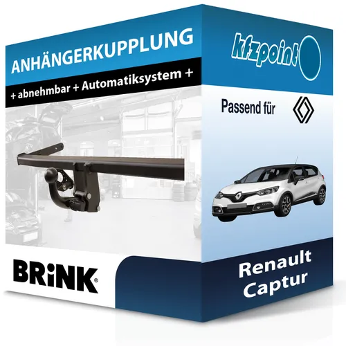 Produktbild Renault Captur I J5/H5 Anhängerkupplung abnehmbar von Brink
