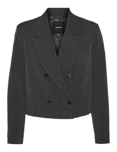 VERO MODA VMSILJE LS DB Short Pinstripe Blazer für Damen von VERO MODA