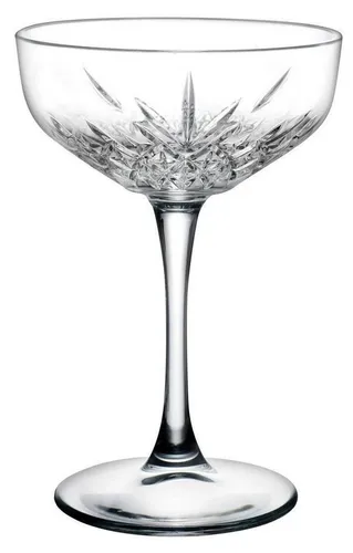 Pasabahce Timeless Sekt/Cocktailschale 4er Set, Kristallglas - Cocktailgläser aus hochwertigem Kristallglas, spülmaschinengeeignet und ideal für elegante Anlässe und besondere Genussmomente.