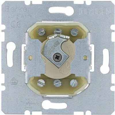 Berker 382610 Schlüsselschalter - 2-poliger Schlüsselschalter für zentrale Schließanlagen, einfach zu montieren und ideal für die Aufputzinstallation in Smart Home Anwendungen.