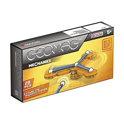 Geomag 719.0 Mechanics Beluga Spielwaren, 28-teilig