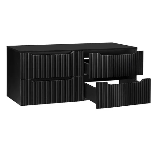 Lomadox Badezimmer Doppel Waschtischunterschrank Set 160 cm - Unterschrank fürs Bad mit minimalistischem Design, ideal für kleine Badezimmer. Ausgestattet mit Softclose-System und hochwertiger, feuchtigkeitsresistenter Oberfläche.