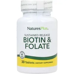 Produktbild Natures Plus Biotin & Folate Sustained Release