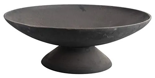 Feuerschale Gusseisen Ø 60 cm, schwarz - Robuste Feuerschale aus langlebigem Gusseisen, ideal für gemütliche Abende im Außenbereich und perfekte Wärmequelle für Grillpartys.