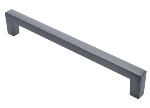 livingpoint24 Möbelgriff Möbelgriffe BA 128 & 160mm Küchengriffe Grau matt Schrankgriffe modern (1-St., 12), Modern