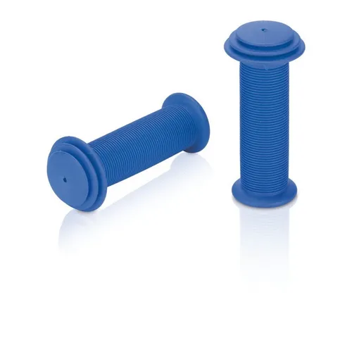 XLC GR-G18 Fahrradgriffe mit Prallschutz für Kinder, Lamellen, 100 mm, Ø 22 mm,