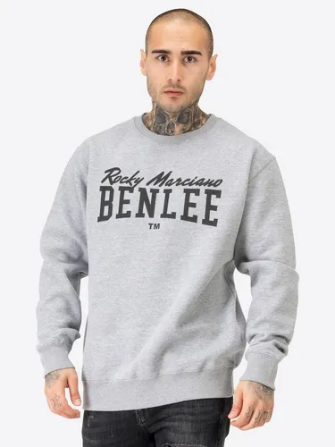 BENLEE Herren Rundhals Sweatshirt RINSTON XXL, Marl Grey/Black