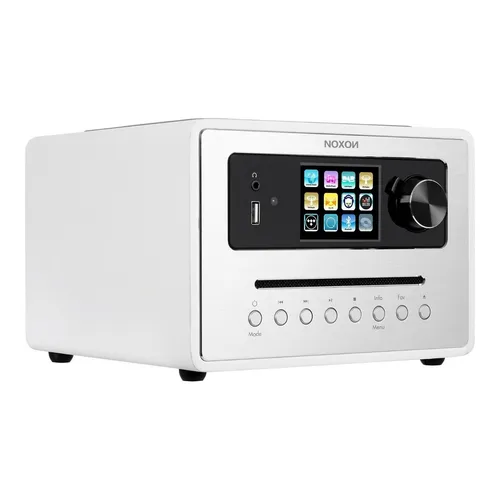 NOXON iRadio 500 CD - Vielseitiges Internetradio mit Farbdisplay - Radios: DAB+/UKW, Internetradio, CD-Player, Bluetooth und Spotify Connect für grenzenlosen Musikgenuss.